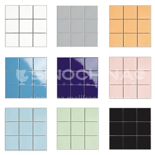 Ceramic swimming pool mosaic colorful tiles kitchen bathroom toilet wall tiles-ADELGBL 300*300mm